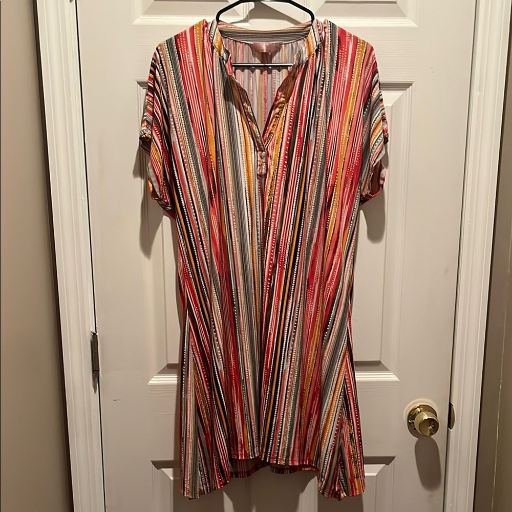 SJS Multicolor Striped Dress